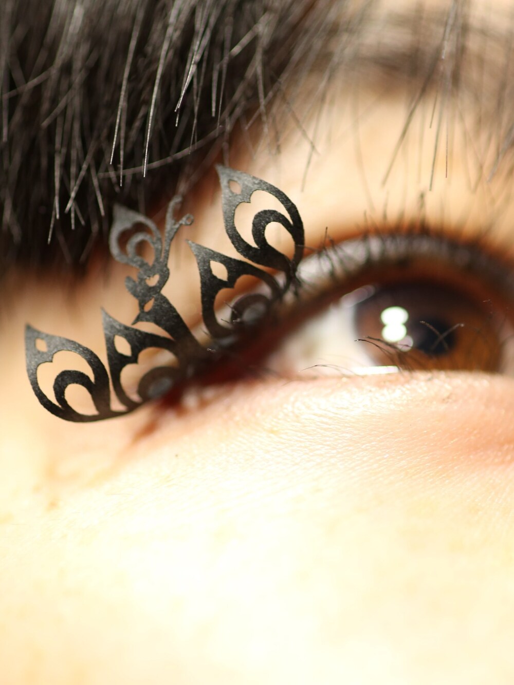 「ブラック、メイクアップ、eyelash」｜「aquagirlの◆（ファンデーション、ブラック系）」を使った、おちさん（レディース・168cm）の春コーディネートの1枚目の写真