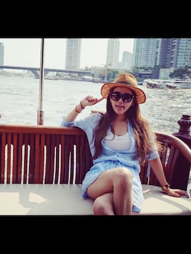 「UNITED ARROWS（ユナイテッドアローズ）のアイテム（その他ヘアアクセサリー）」を使った、許路兒さん（レディース・165cm）の春コーディネート