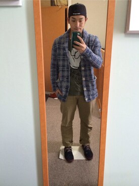 「サーフスタイル」｜「アイテム（その他アウター）」を使った、MASASHIさん（メンズ・167cm）の冬コーディネート