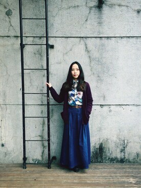 「ZARA MAN」｜「アイテム（その他アウター）」を使った、Yssiさん（レディース・156cm）の夏コーディネート