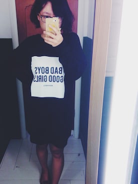 「PULL&BEAR（プルアンドベア）のアイテム（ワンピース）」を使った、Zier Leさん（レディース・160cm）の秋コーディネート