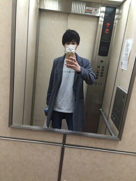 「TOMMY（トミー）のアイテム（その他トップス）」を使った、大和さん（メンズ・171cm）の冬コーディネート
