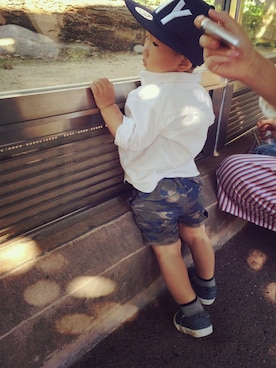 「babygap」｜「アイテム（その他シューズ）」を使った、あさん（キッズ・80cm）の春コーディネート
