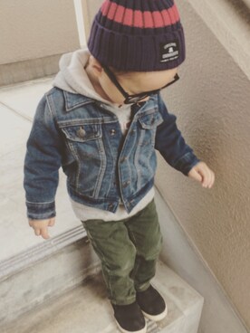 あさん(キッズ・90cm)の春コーディネート