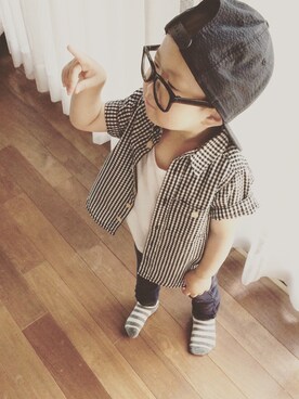 あさん（キッズ・90cm）の春コーディネート