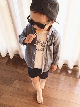 あさん（キッズ・90cm）の夏コーディネート