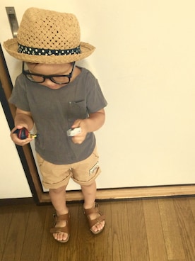 あさん(キッズ・90cm)の夏コーディネート