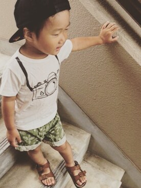 あさん(キッズ・90cm)の夏コーディネート