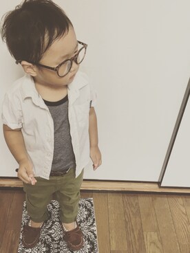 あさん（キッズ・100cm）の秋コーディネート