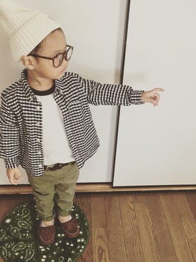 あさん（キッズ・100cm）の秋コーディネート