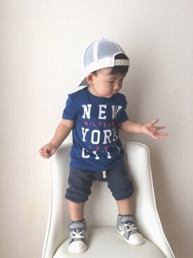 RYU ◡̈♡さん（キッズ・80cm）の夏コーディネート