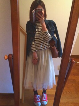 aiさん（レディース・148cm）の春コーディネート