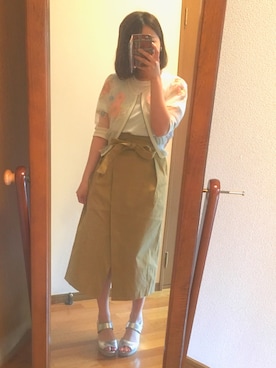「LILY BROWN（リリーブラウン）のアイテム（ブルゾン）」を使った、aiさん（レディース・148cm）の夏コーディネート