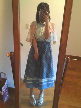 「LILY BROWN（リリーブラウン）のアイテム（ブルゾン）」を使った、aiさん（レディース・148cm）の夏コーディネート