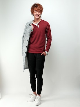 shunさん（メンズ・177cm）の冬コーディネート