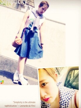 みやもと Aさん（レディース・161cm）の春コーディネート