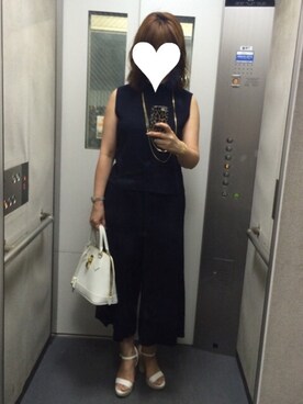 「JEANASIS（ジーナシス）のアイテム（つなぎ/オールインワン）」を使った、youkoさん（レディース・165cm）の夏コーディネート