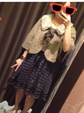 「axes femme（アクシーズファム）のアイテム（ブルゾン）」を使った、yuki_xuさん（レディース・158cm）の春コーディネート