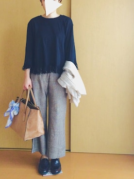 「STYLE DELI（スタイルデリ）のアイテム（バッグ）」を使った、ayaさん（レディース・152cm）の冬コーディネート