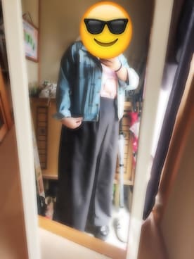 「PUNYUS（プニュズ）のアイテム（オールインワン・サロペット）」を使った、ちょん。さん（レディース・158cm）の春コーディネート