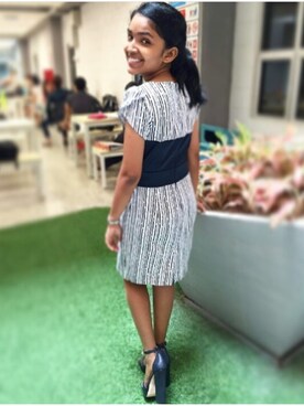 「zaloramy」｜Kezia Muthuさん（レディース・152cm）の春コーディネート