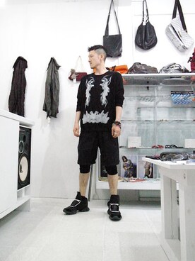 「PHENOMENON（フェノメノン）のアイテム（スウェット）」を使った、アールさん（メンズ・172cm）の春コーディネート