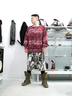 「ISABEL MARANT（イザベルマラン）のアイテム（スウェット）」を使った、アールさん（メンズ・172cm）の秋コーディネート