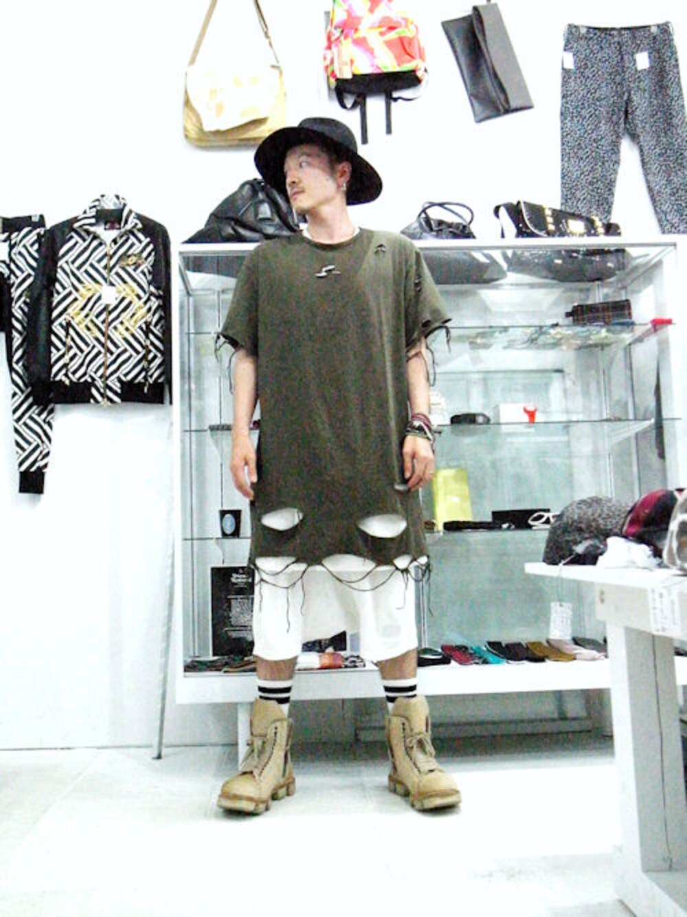 RICK OWENS DRKSHDW リックオウエンス ロングスカート リックオウエンス ロングスカート（RICK OWENS(リックオウエンス