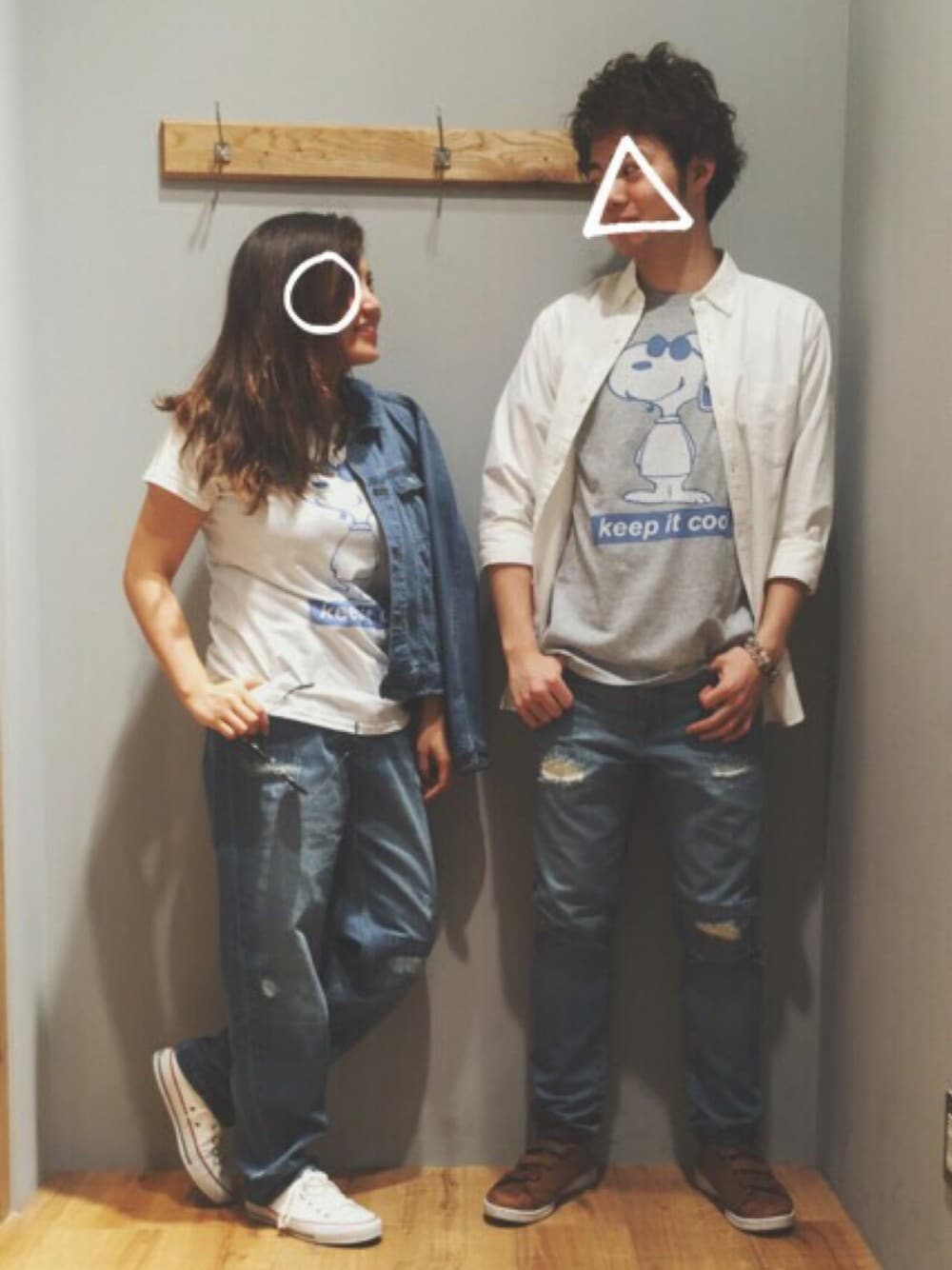「春、ペアルック、シンプルコーデ」｜「SEVENDAYS=SUNDAYのアイテム（トップス、グレー系）」を使った、SOMAさん（メンズ・175cm）の冬コーディネートの1枚目の写真