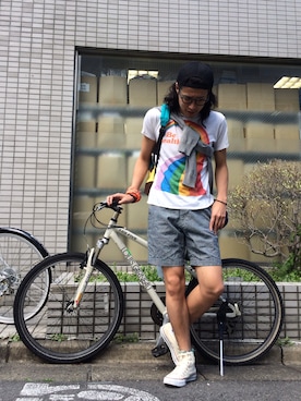 「Bitter Ender（ビターエンダー）のアイテム」を使った、KATSUOさん（メンズ・175cm）の春コーディネート