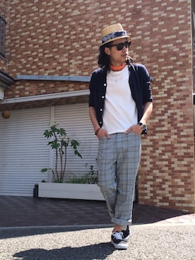 「Bitter Ender（ビターエンダー）のアイテム」を使った、KATSUOさん（メンズ・175cm）の春コーディネート