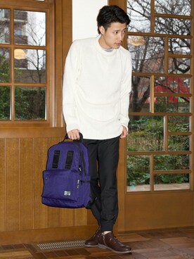「DETAILS（ディテールズ）のアイテム（シューズ）」を使った、KATSUOさん（メンズ・175cm）の春コーディネート