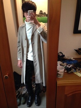 「オープンカラー(襟)」｜Frederickさん（メンズ・175cm）の春コーディネート
