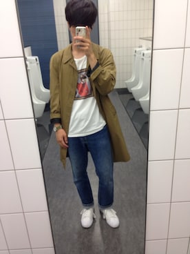 「動物モチーフ」｜「アイテム（腕時計）」を使った、Frederickさん（メンズ・175cm）の夏コーディネート