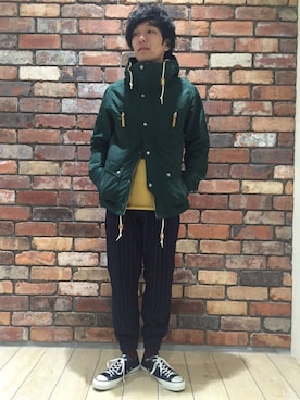 河内聡志さん（メンズ・169cm）の秋コーディネート