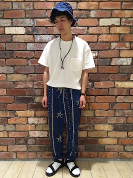 河内聡志さん（メンズ・169cm）の春コーディネート