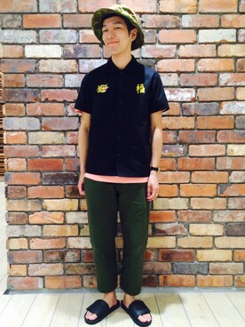 河内聡志さん(メンズ・169cm)の夏コーディネート