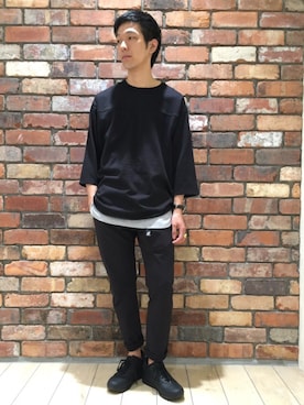 河内聡志さん(メンズ・169cm)の秋コーディネート