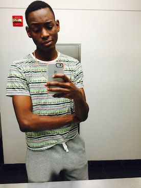 「TOPMAN（トップマン）のアイテム（アクセサリー）」を使った、Jashawnさん（メンズ・185cm）の冬コーディネート