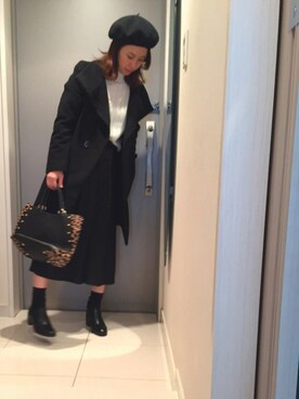 「KATHARINE ROSS（キャサリンロス）のアイテム（ニット/セーター）」を使った、ayaさん（レディース・158cm）の秋コーディネート