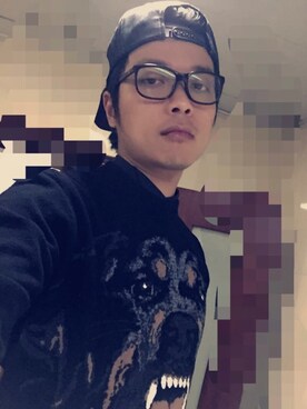 「GIVENCHY（ジバンシイ）のアイテム（パーカー）」を使った、唐老师さん（メンズ・179cm）の夏コーディネート