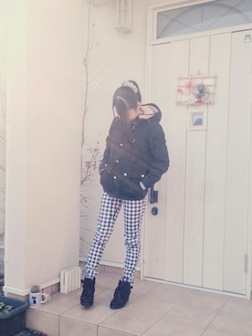「Marc by Marc Jacobs（マークバイマークジェイコブス）のアイテム（アクセサリー）」を使った、O-chaNさん（レディース・156cm・10代）の冬コーディネート