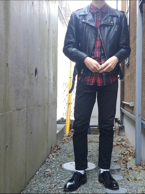 Shun Schottのライダースジャケットを使ったコーディネート Wear