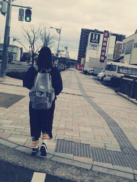 「Yohji Yamamoto（ヨウジヤマモト）のアイテム（その他パンツ、その他）」を使った、tomokaさん（レディース・154cm）の冬コーディネート