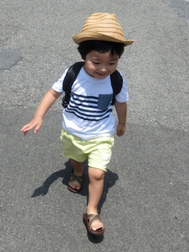 A.K.I.☺︎*さん（キッズ・90cm）の夏コーディネート