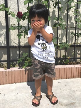 A.K.I.☺︎*さん（キッズ・90cm）の夏コーディネート