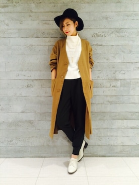 「HARE（ハレ）のアイテム（その他アウター）」を使った、ERIKA (BABYLONE)さん（レディース・165cm）の秋コーディネート