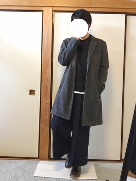 「BOYCOTT（ボイコット）のアイテム（シューズ）」を使った、ゆっぴさん（メンズ・165cm）の秋コーディネート