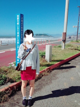 「えのしま」｜♡R♡さん（レディース・160cm）の夏コーディネート