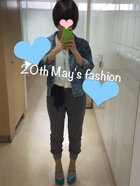 「ROYAL PARTY（ロイヤルパーティー）のアイテム（つなぎ/オールインワン）」を使った、るるきこさん（レディース・159cm）の夏コーディネート